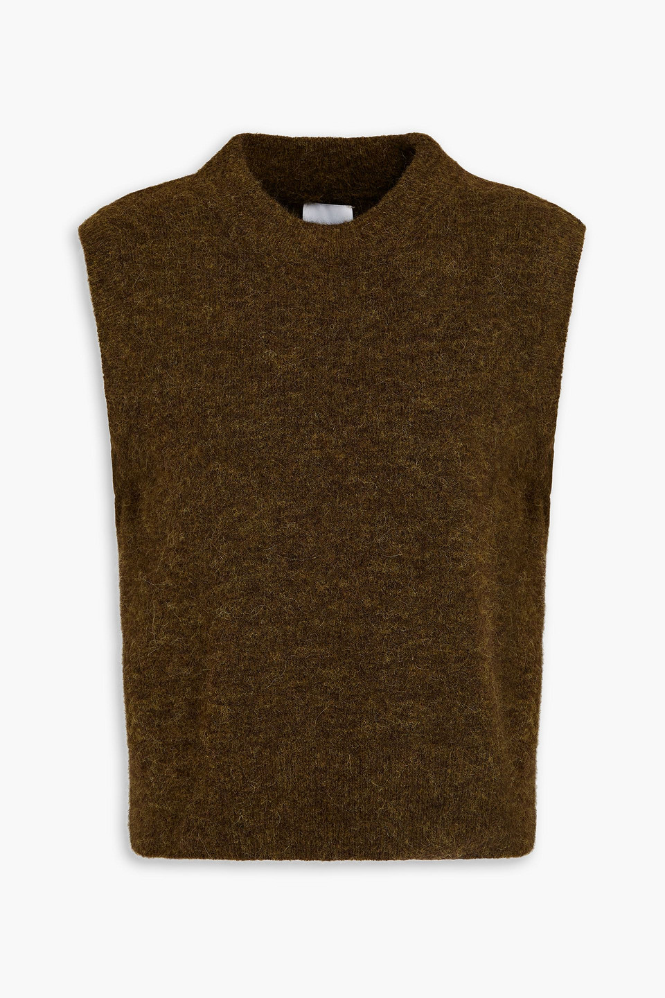 Day Birger Et Mikkelsen Felipe Brushed Knitted Waistcoat In Green