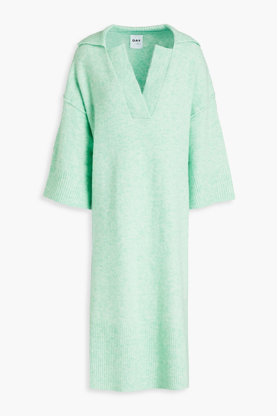 Day Birger Et Mikkelsen Eugene Wool-blend Dress In Green