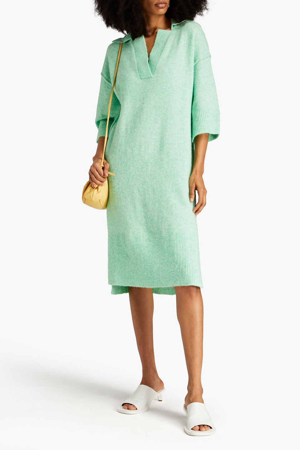 Day Birger Et Mikkelsen Eugene Wool-blend Dress In Mint