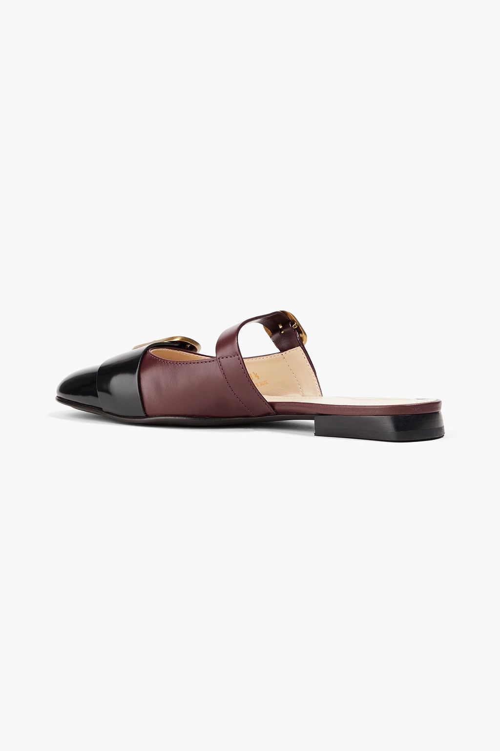 TOD'S Zweifarbige Slippers aus Leder
