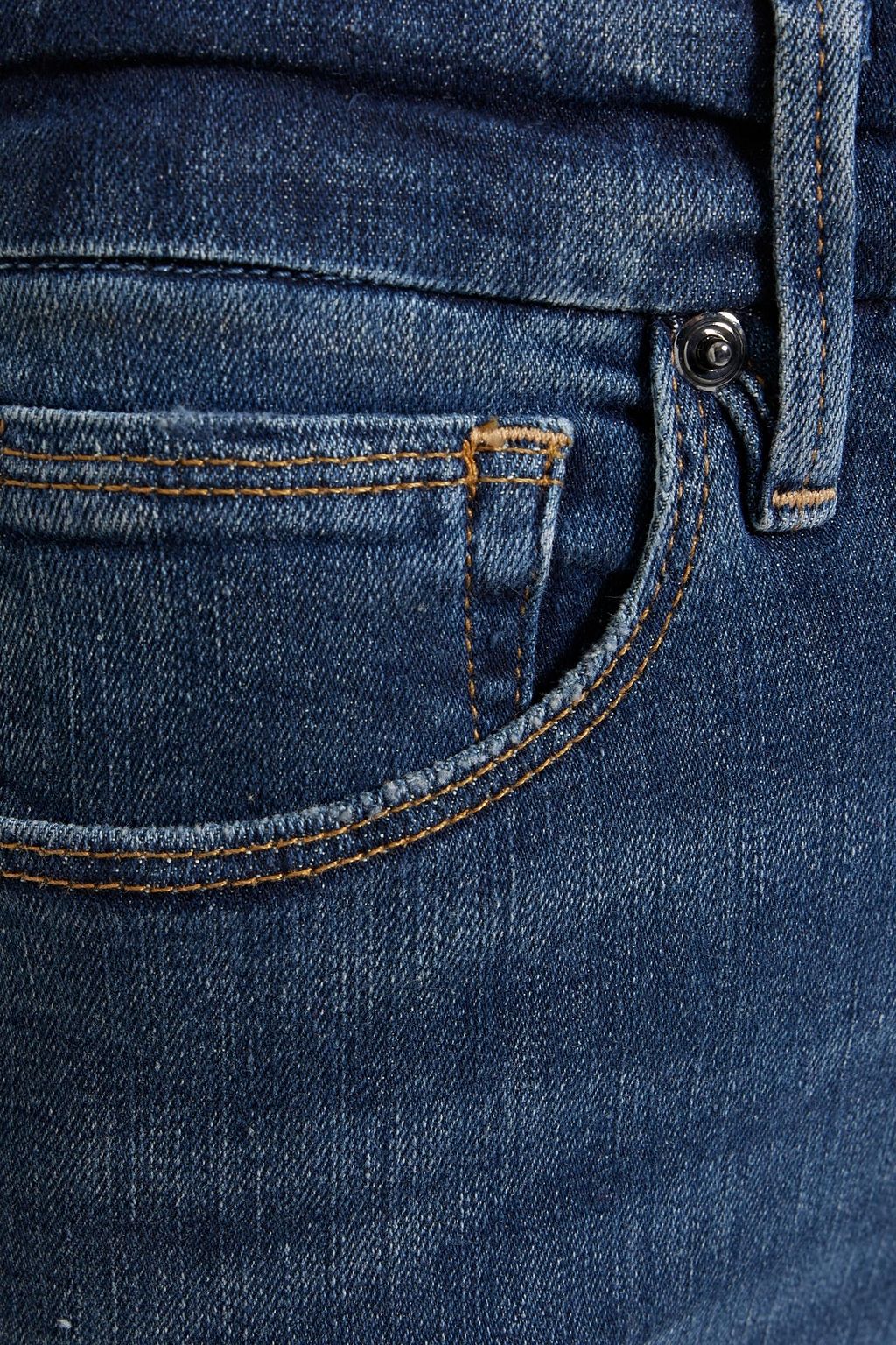 GOOD AMERICAN Good Waist distressed high-rise skinny jeans