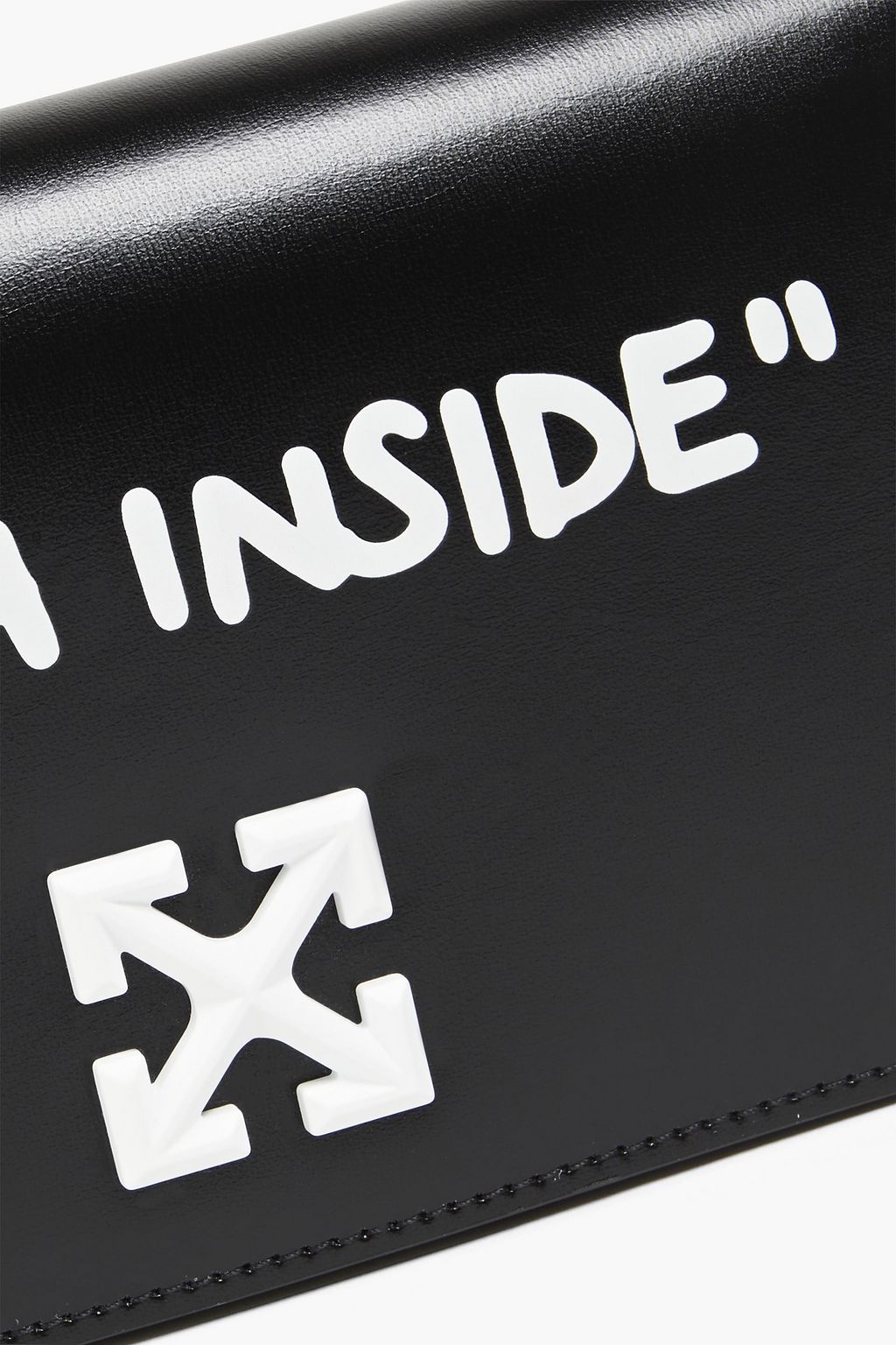 OFF-WHITE™ Jitney 0.5 printed leather shoulder bag