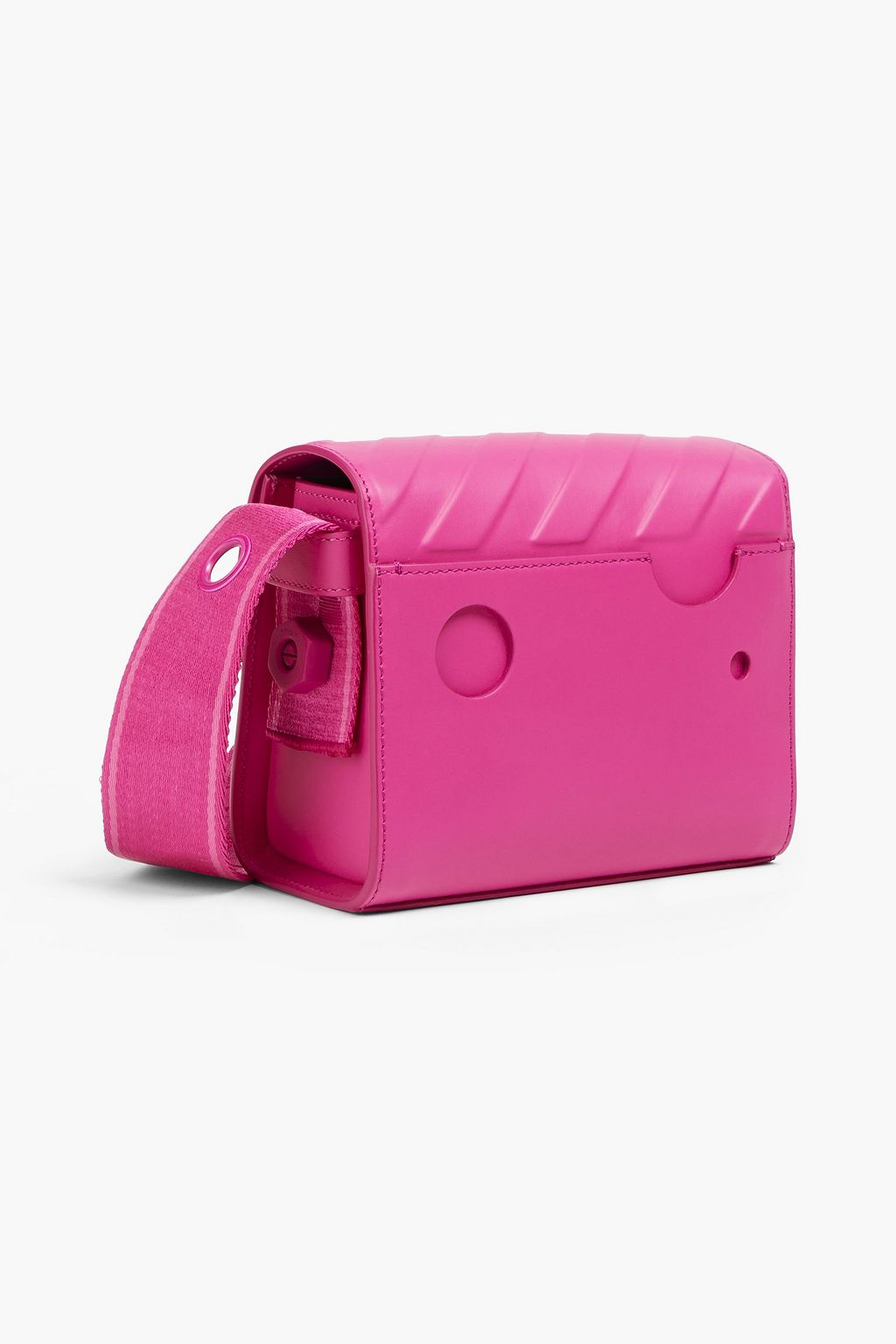 OFF-WHITE™ Clipper 18 embossed leather shoulder bag