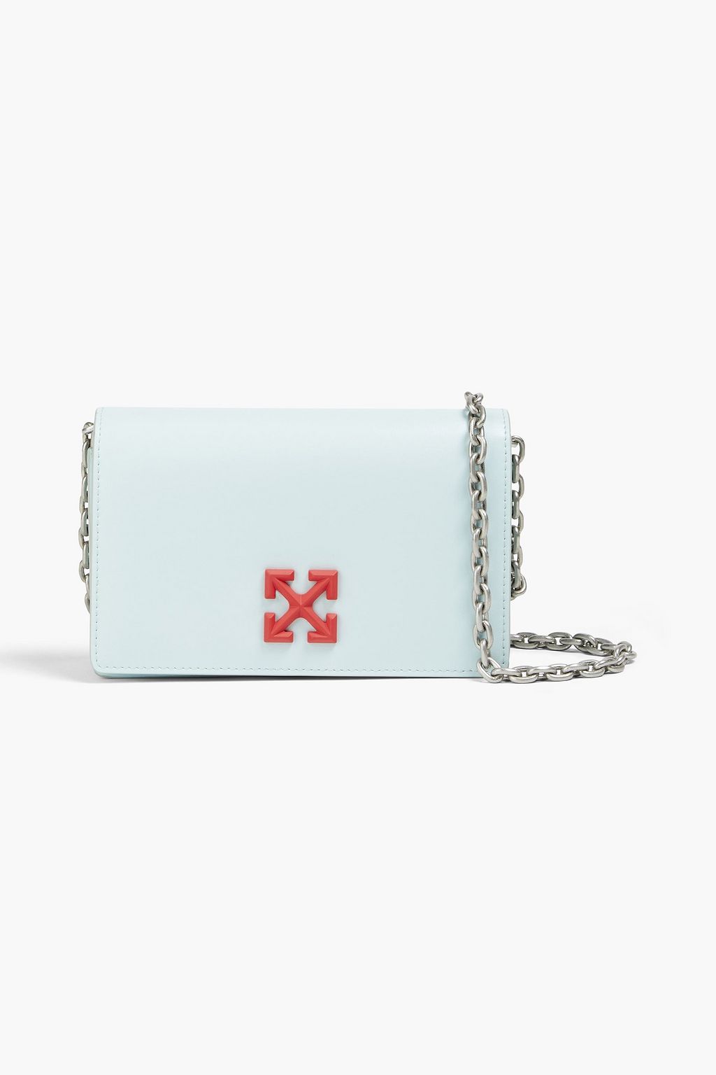 Off-White Jitney Top Handle Leather Shoulder Bag