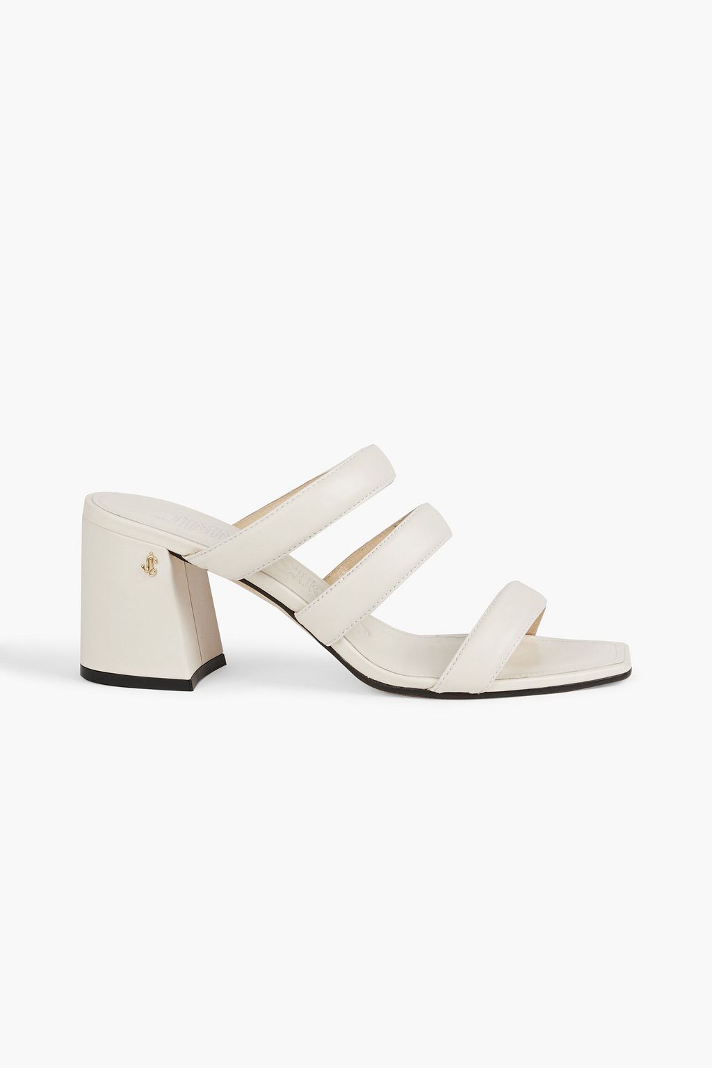 JIMMY CHOO Auna 65 leather mules | THE OUTNET