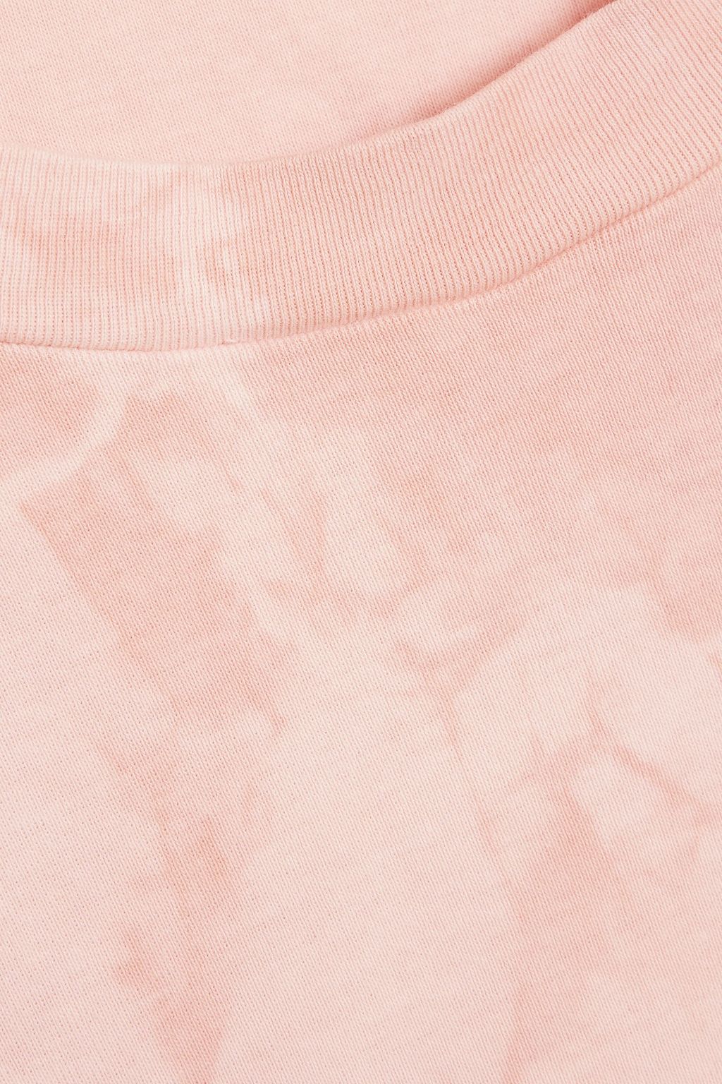 RAQUEL ALLEGRA Tie-dyed cotton-jersey T-shirt