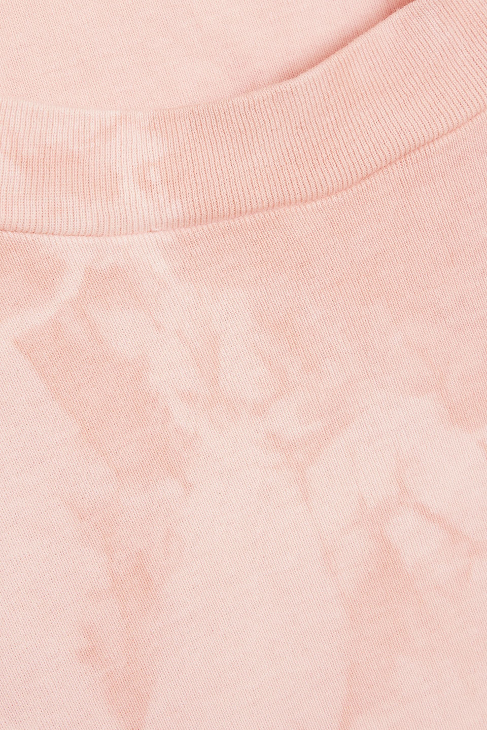 Shop Raquel Allegra Tie-dyed Cotton-jersey T-shirt In Pastel Pink