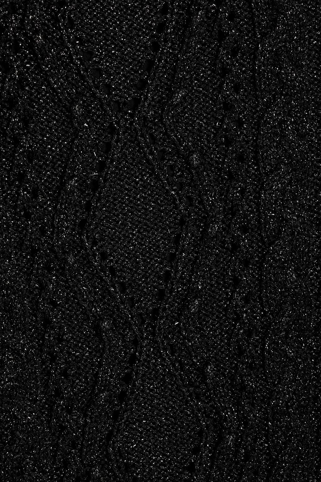 VALENTINO GARAVANI Metallic cable-knit sweater