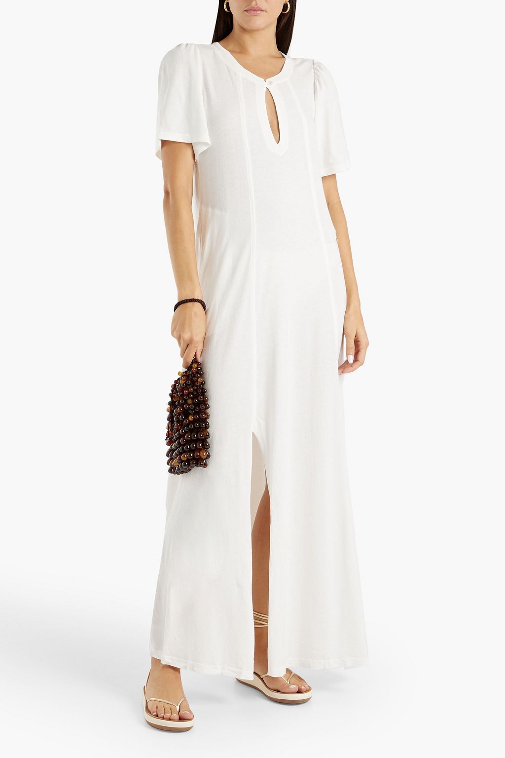 RAQUEL ALLEGRA Cotton-jersey maxi dress