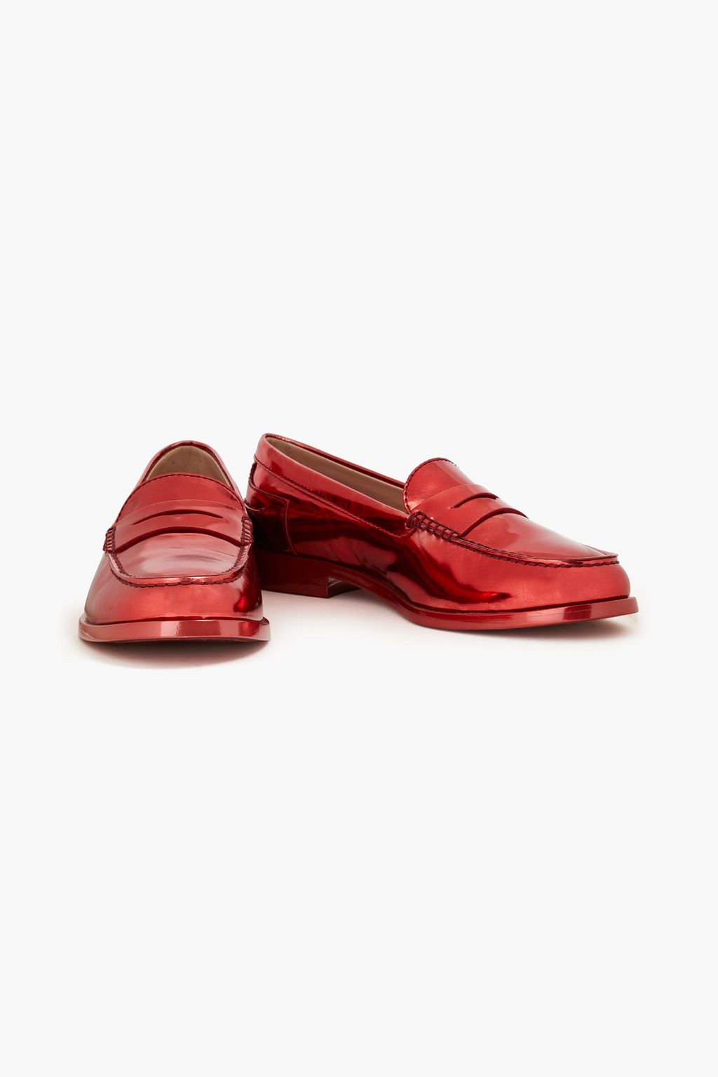 TOD'S حذاء لوفر «+ألبر الباز» من الجلد العاكس