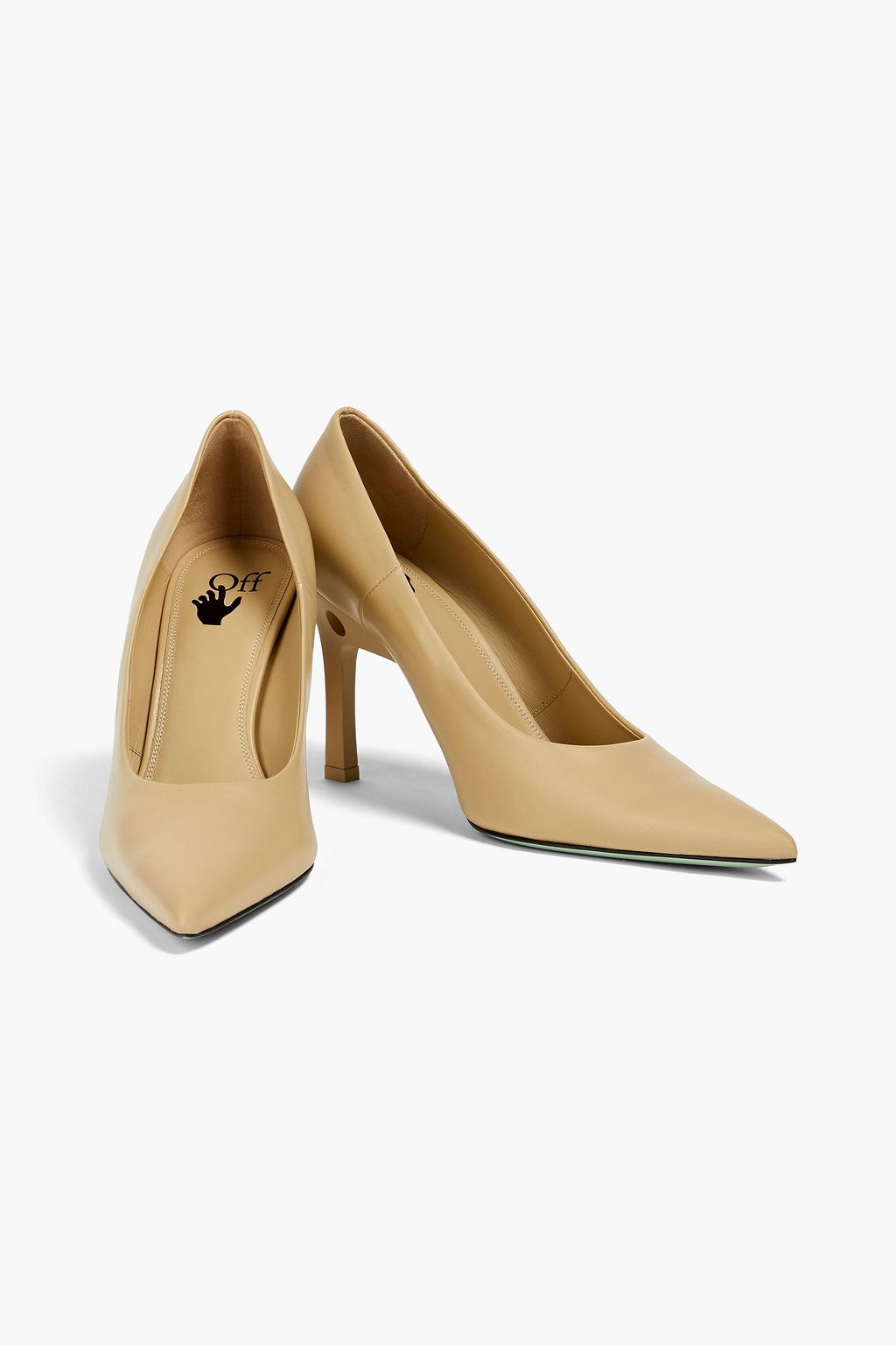 OFF-WHITE™ Meteor leather pumps