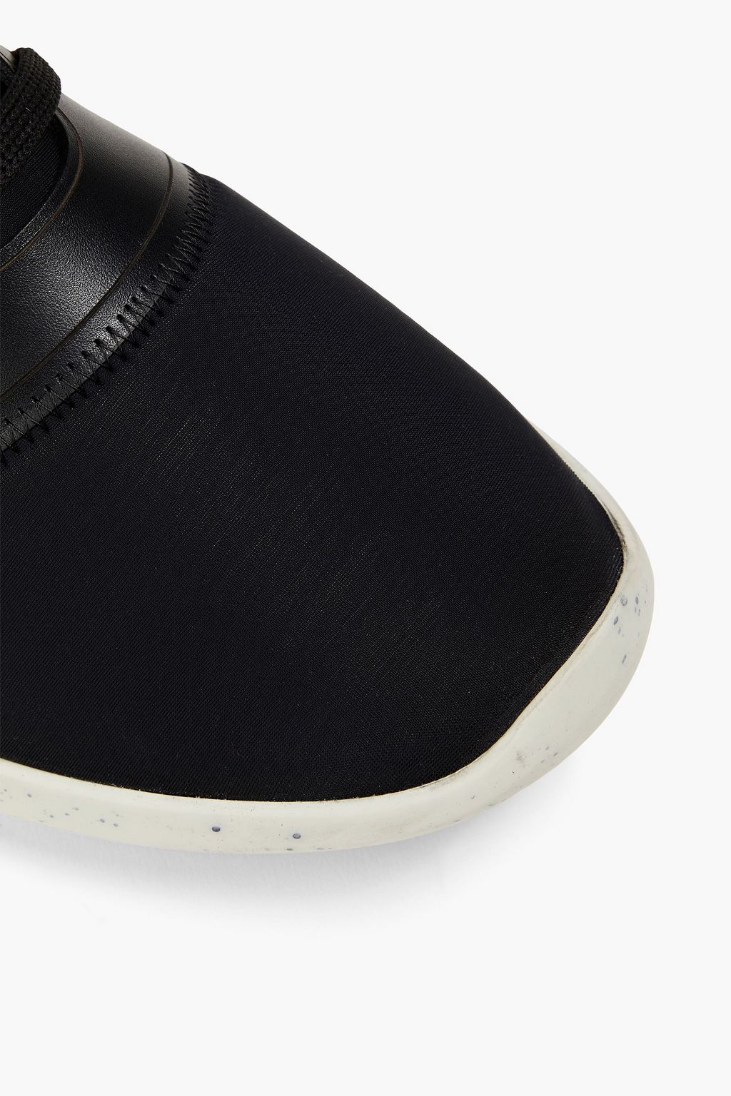 BALLY Avelle perforated neoprene and leather sneakers