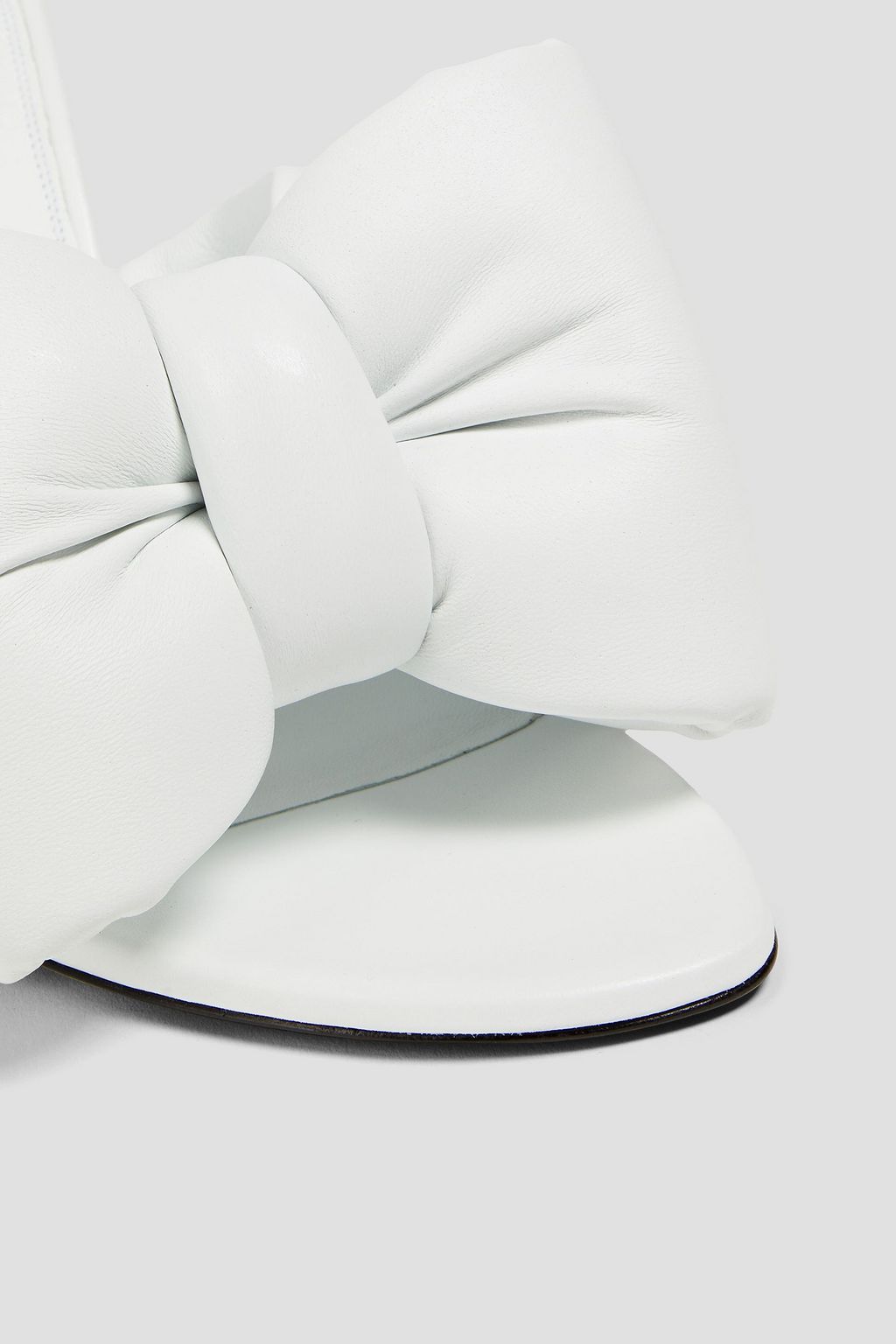 OFF-WHITE™ Allen bow-embellished leather mules