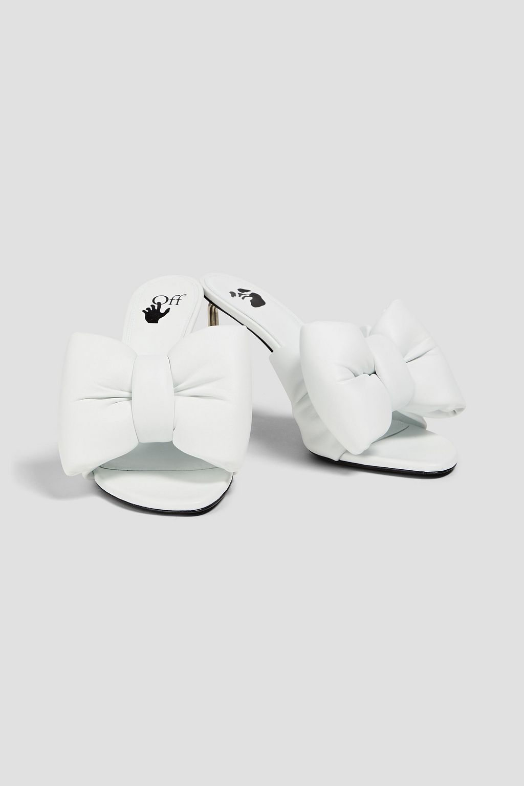 OFF-WHITE™ Allen bow-embellished leather mules