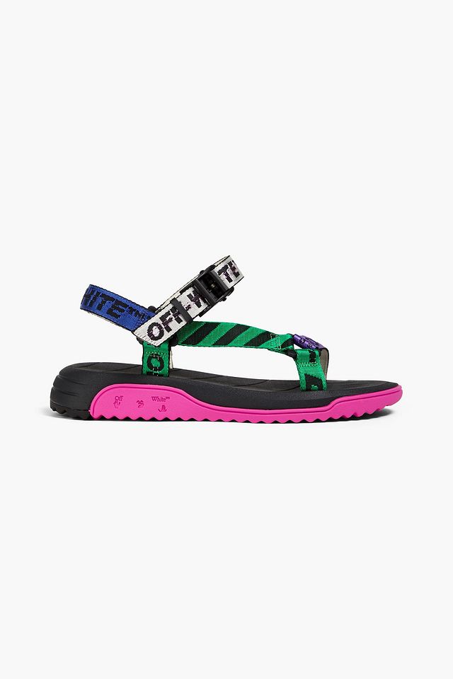 New Trek jacquard sandals