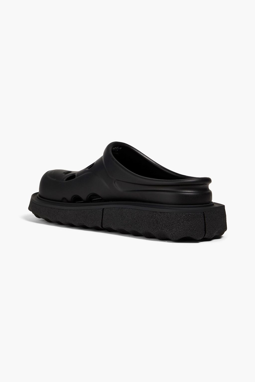 OFF-WHITE™ Meteor perforated rubber platform mules