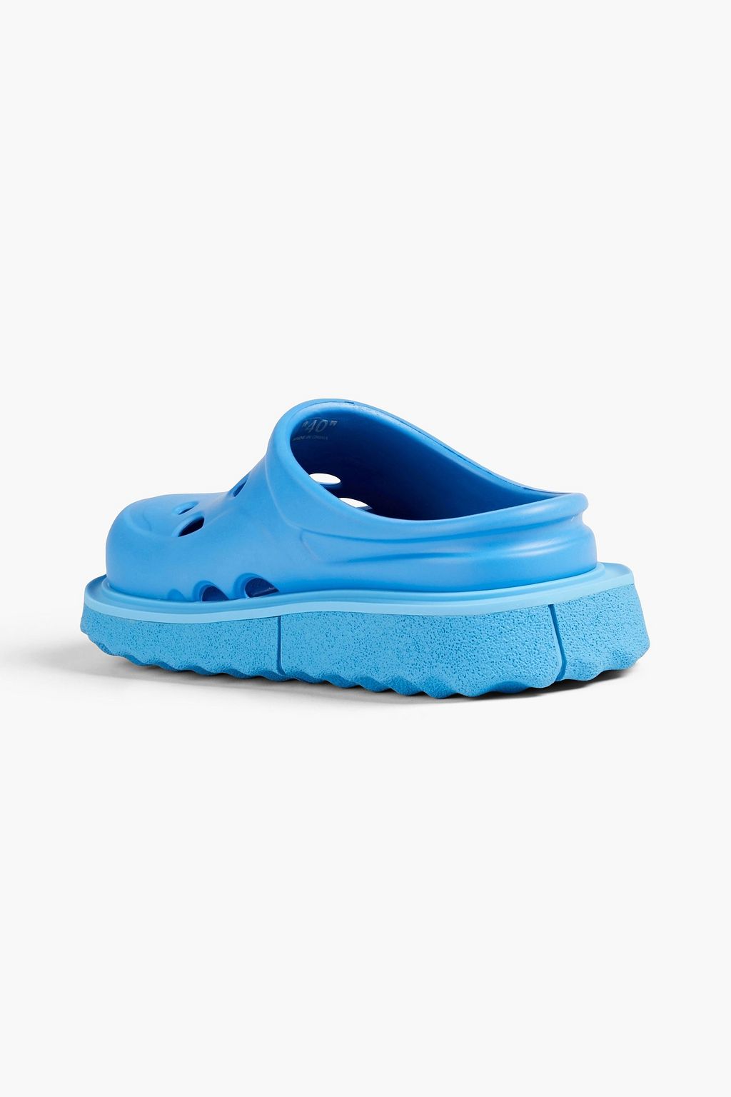 OFF-WHITE™ Meteor perforated rubber platform mules