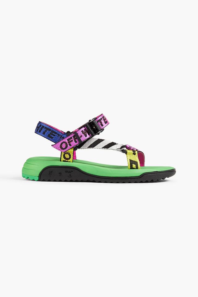 New Trek jacquard sandals