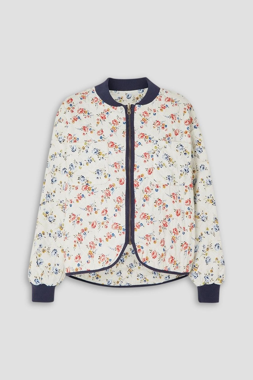 Floral print bomber outlet