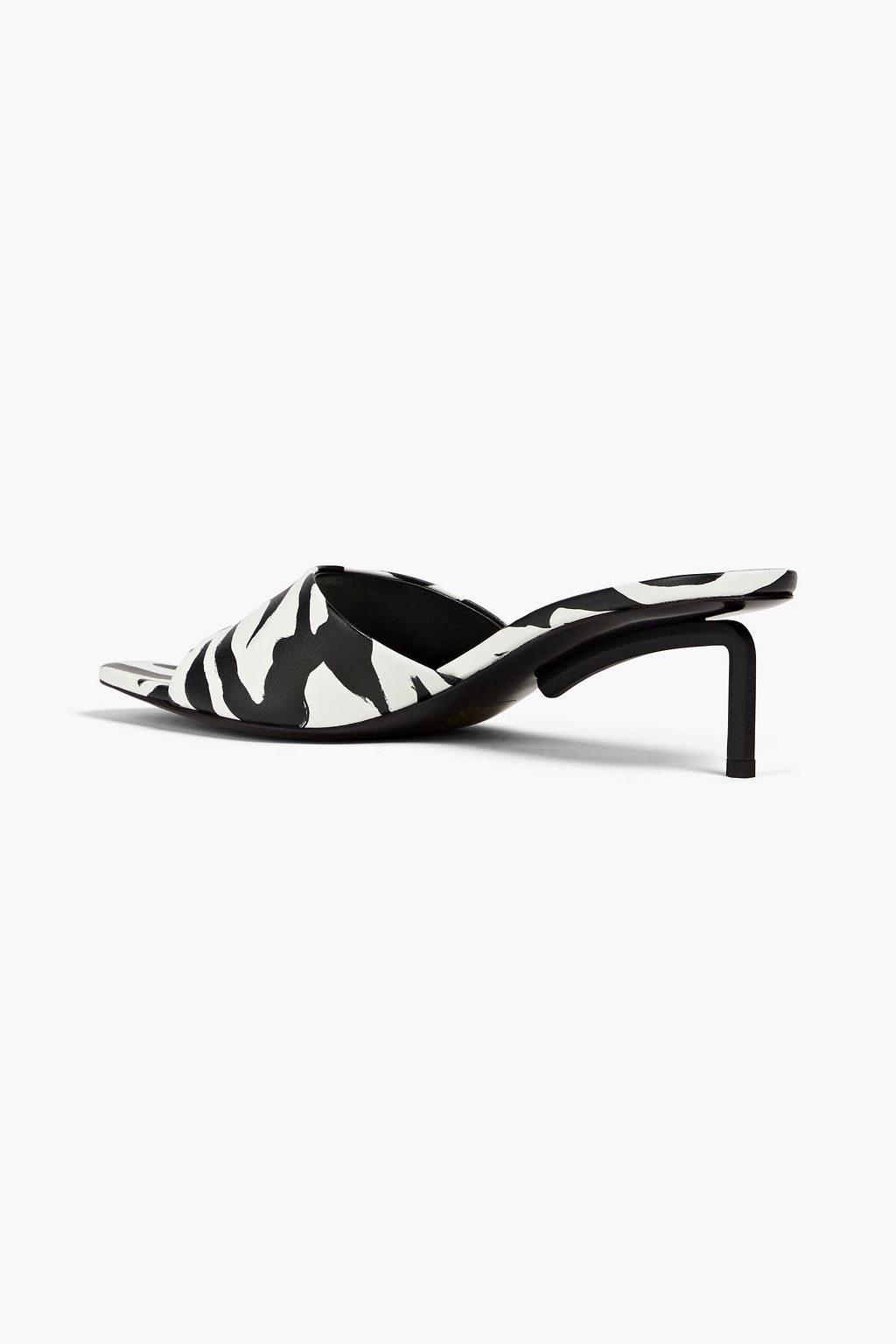 OFF-WHITE™ Allen zebra-print leather mules