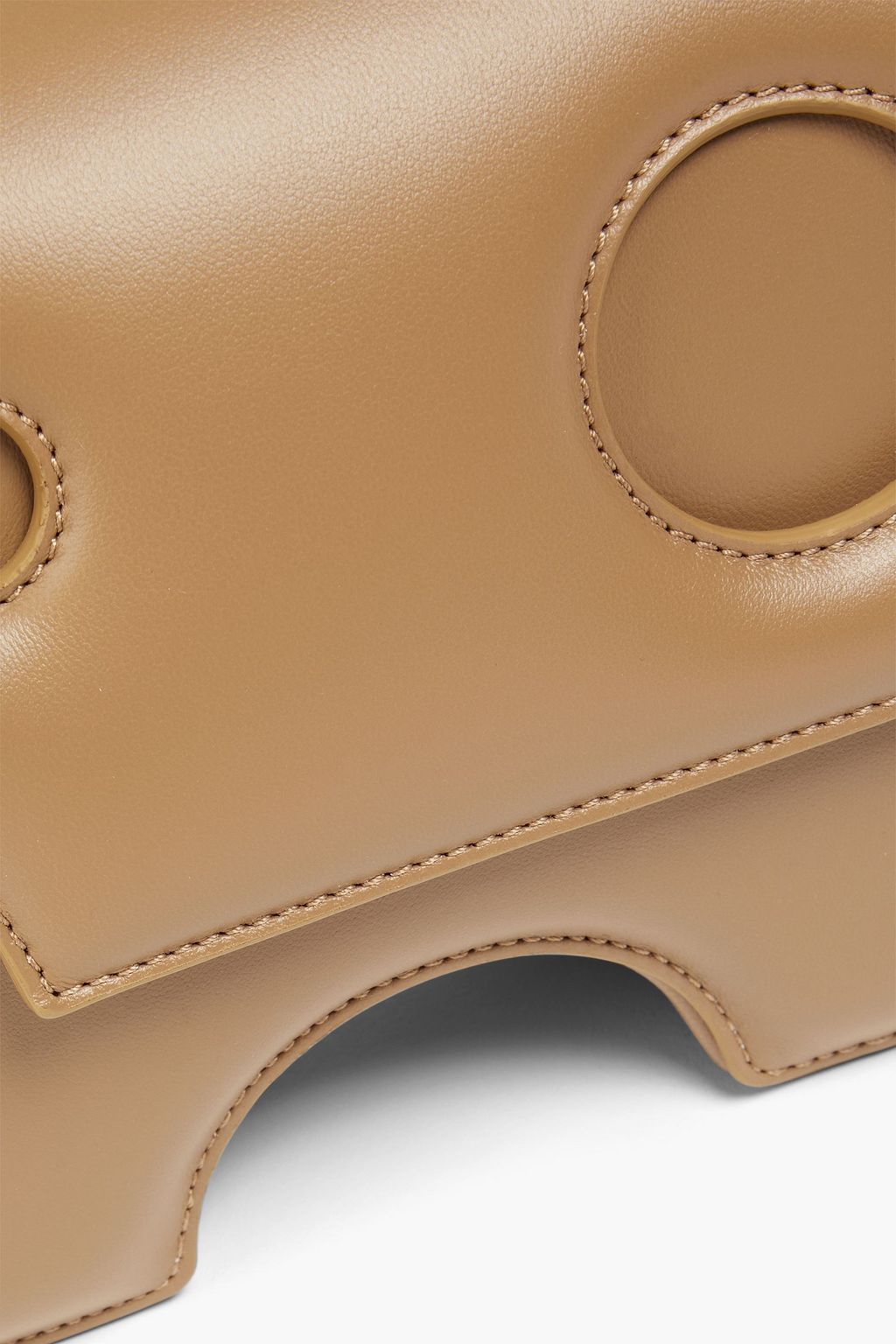 OFF-WHITE™ Burrow cutout leather shoulder bag