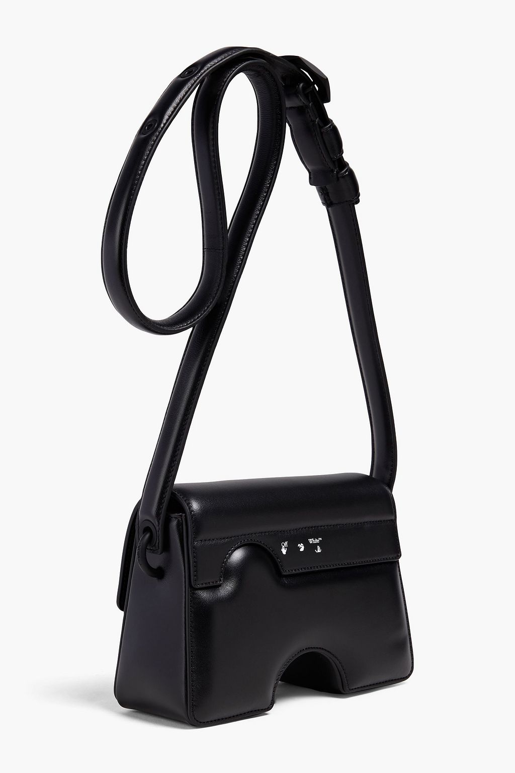 OFF-WHITE™ Burrow 22 cutout printed leather shoulder bag