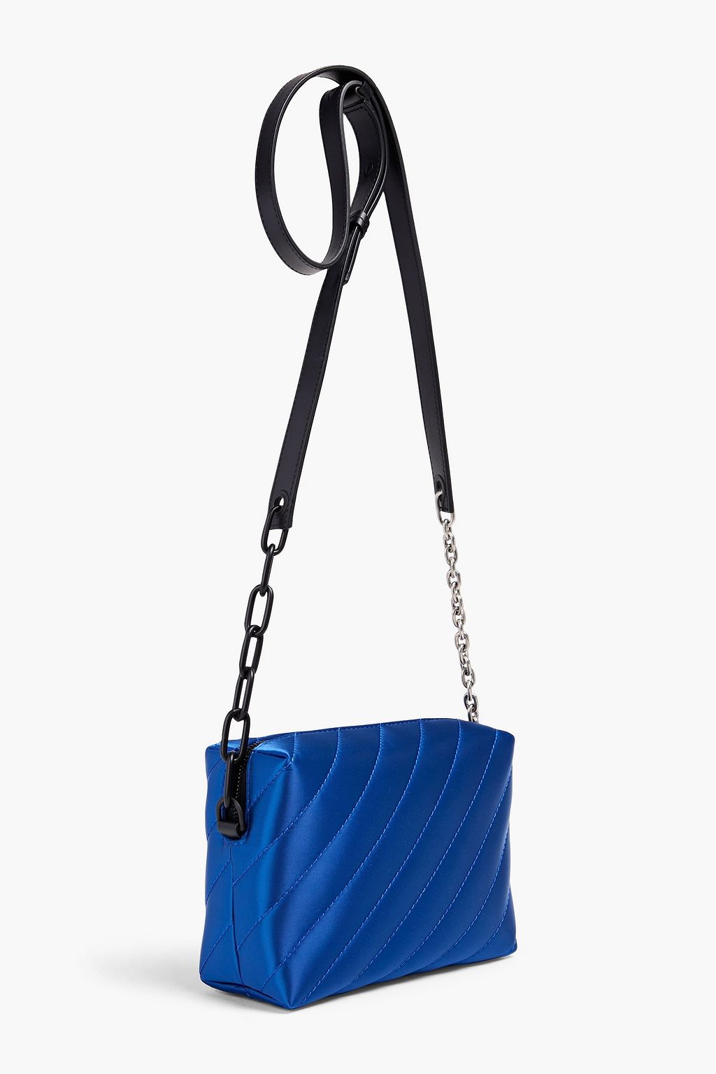 OFF-WHITE™ Jackhammer quilted satin shoulder bag
