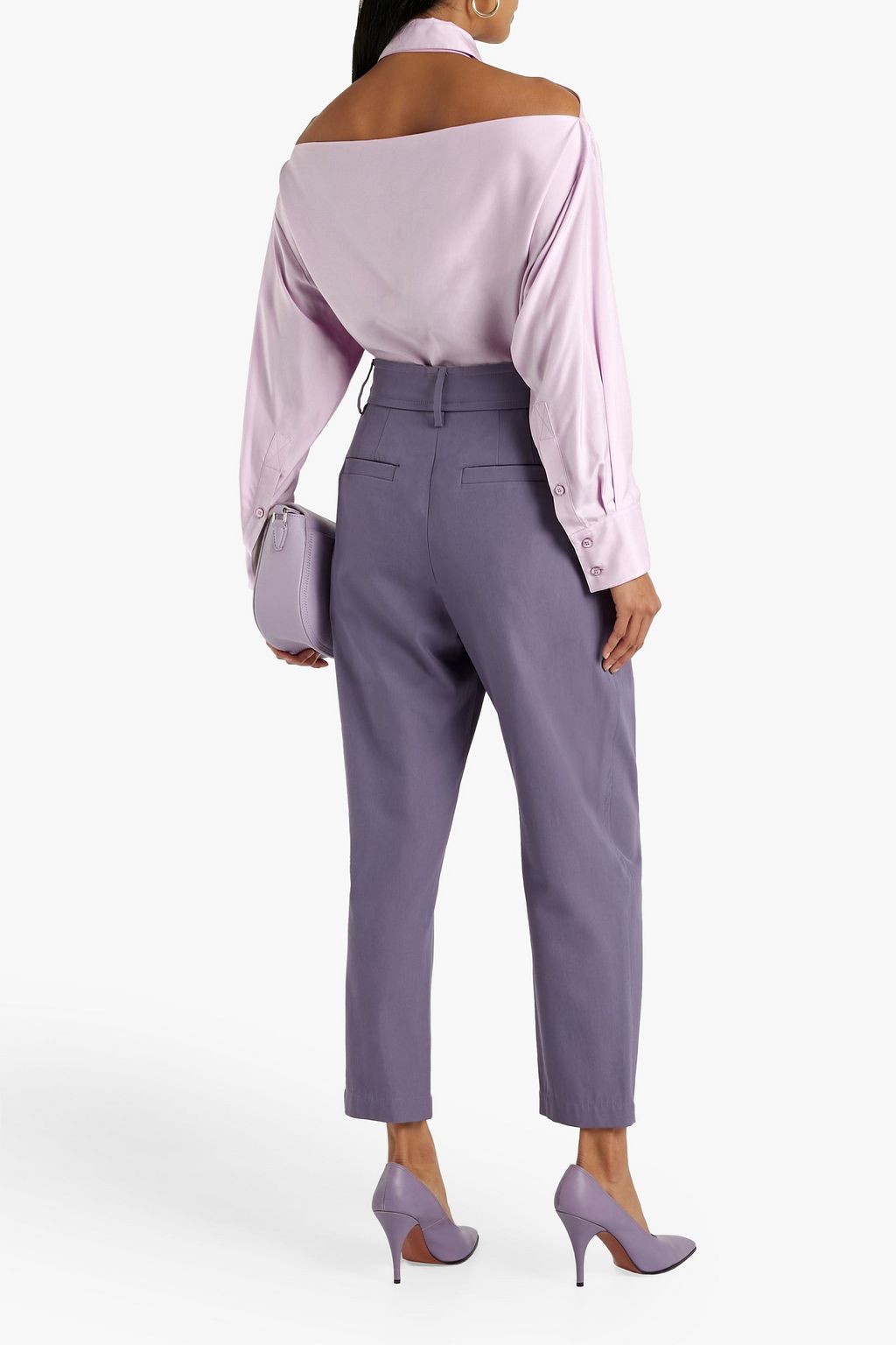 VALENTINO GARAVANI Cutout silk shirt