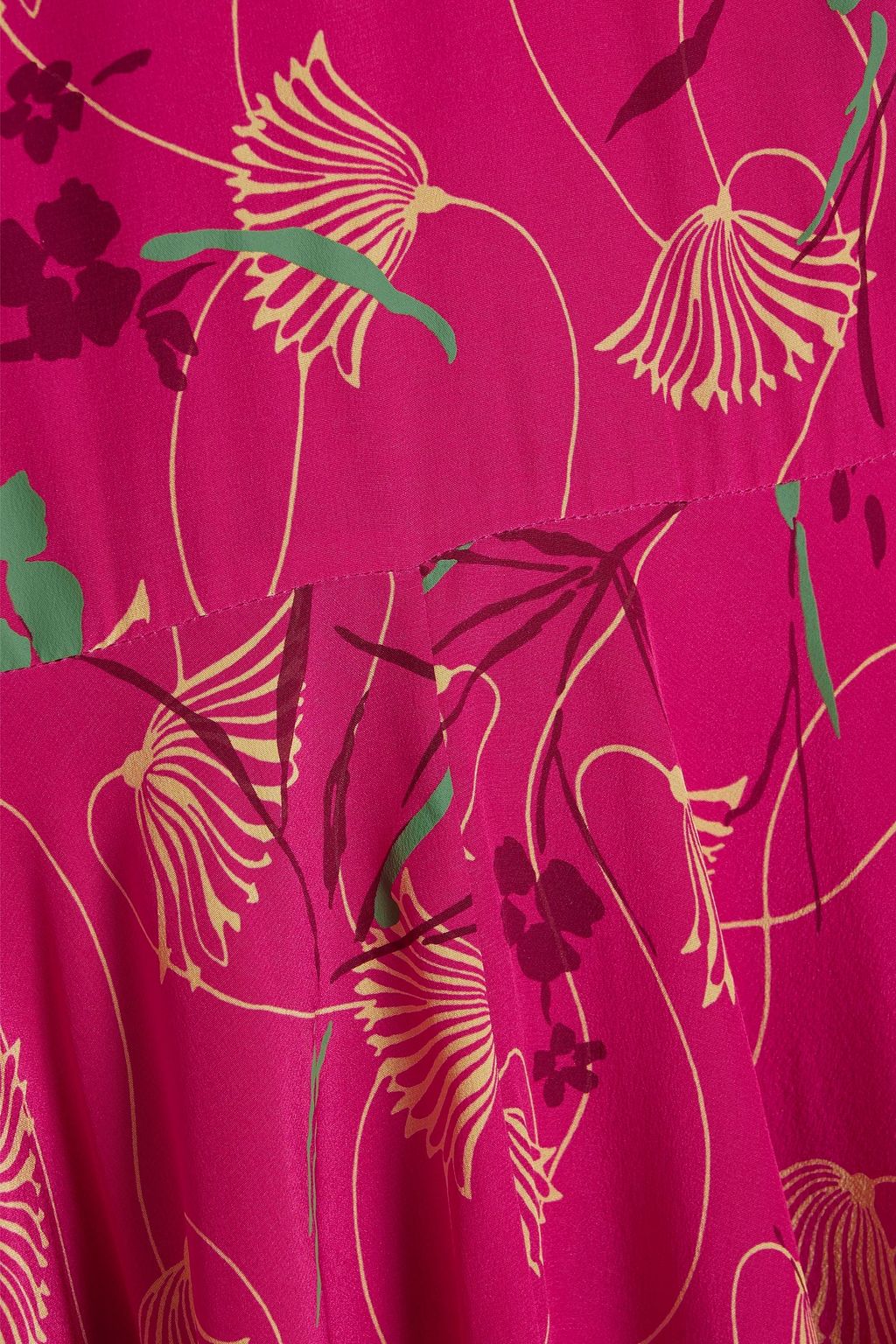 VALENTINO GARAVANI Printed silk crepe de chine dress