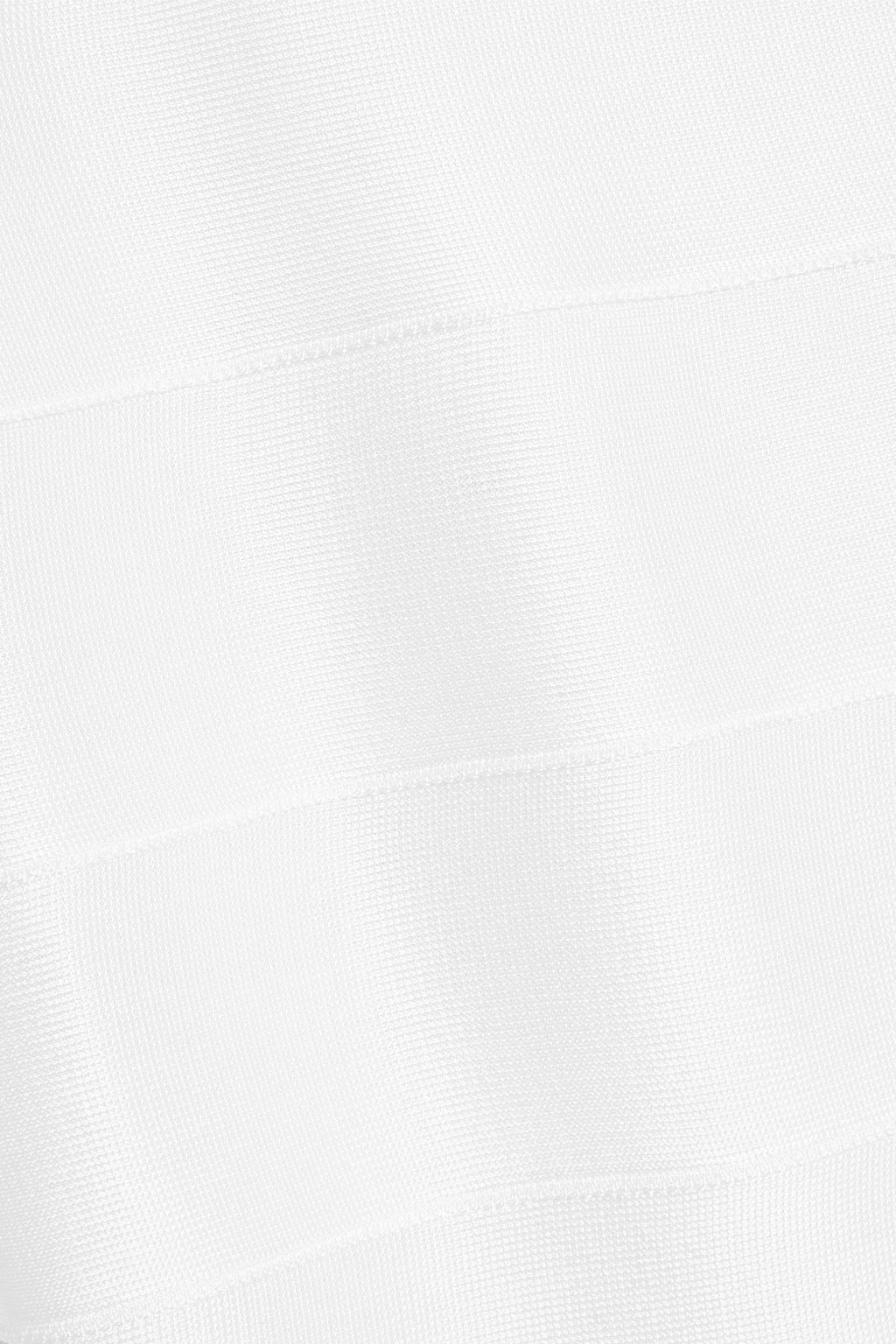 ALAÏA ストレッチニット マキシスカート レースアップ