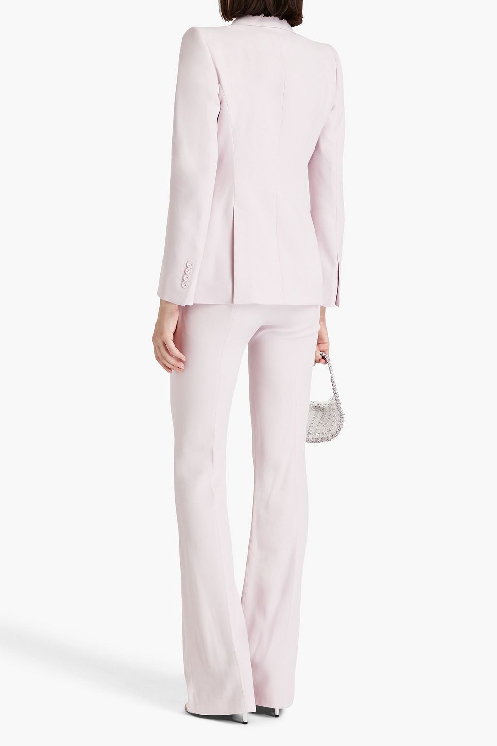 MCQUEEN Asymmetric crepe blazer