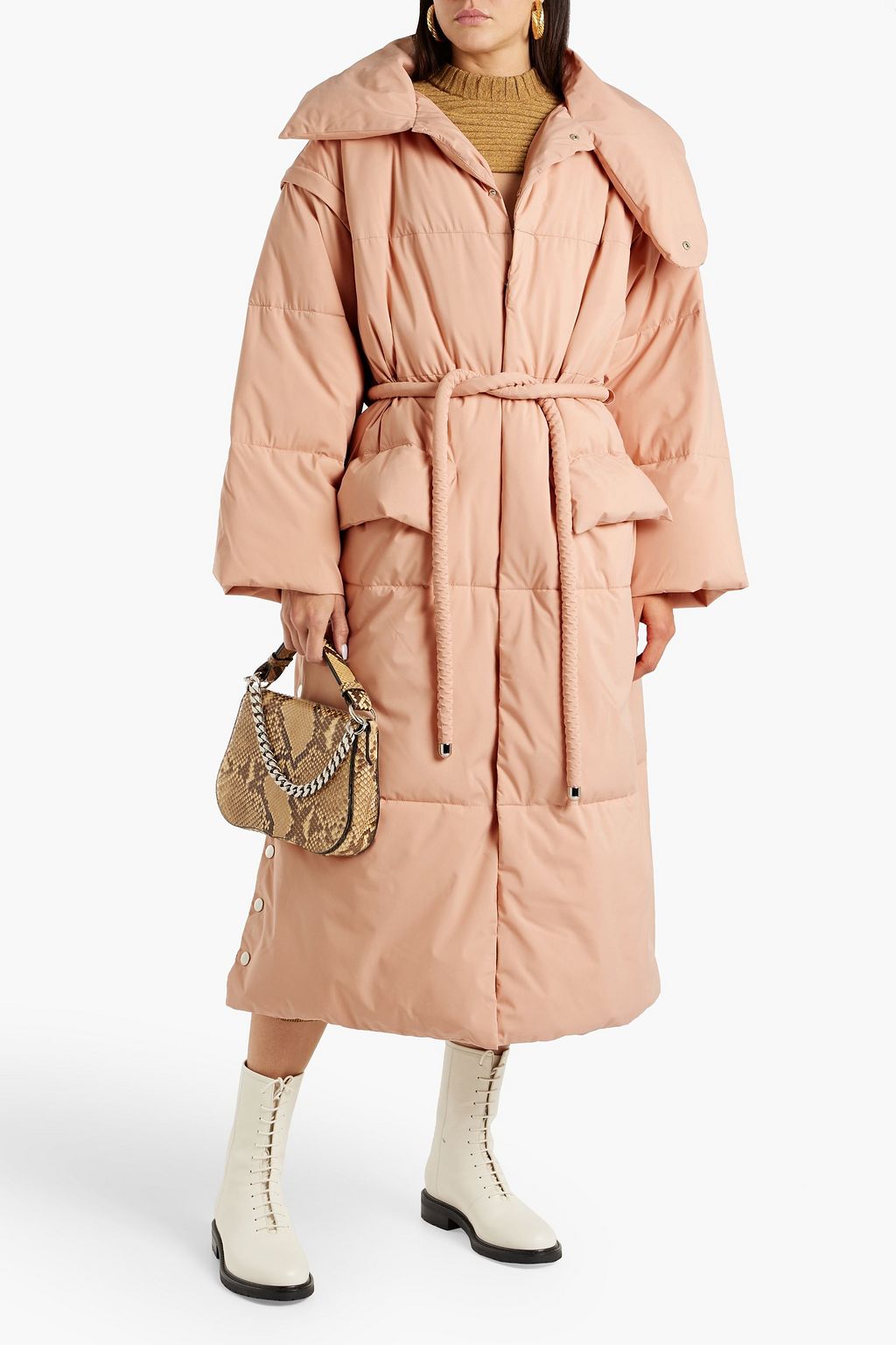 A.L.C. William convertible quilted shell coat