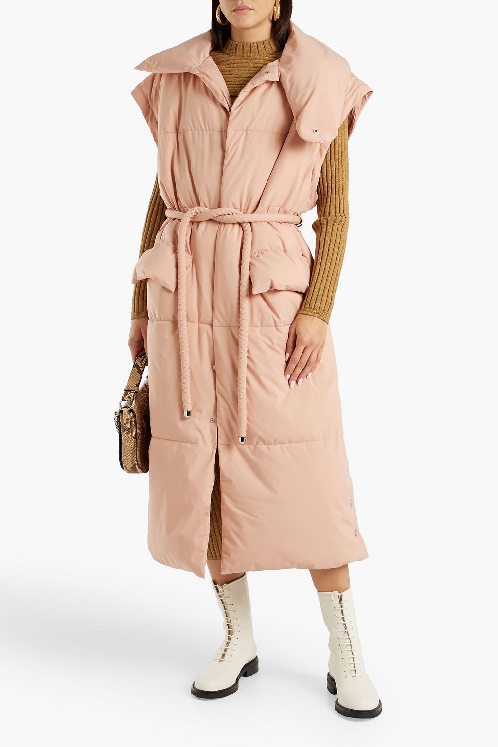 A.L.C. William convertible quilted shell coat