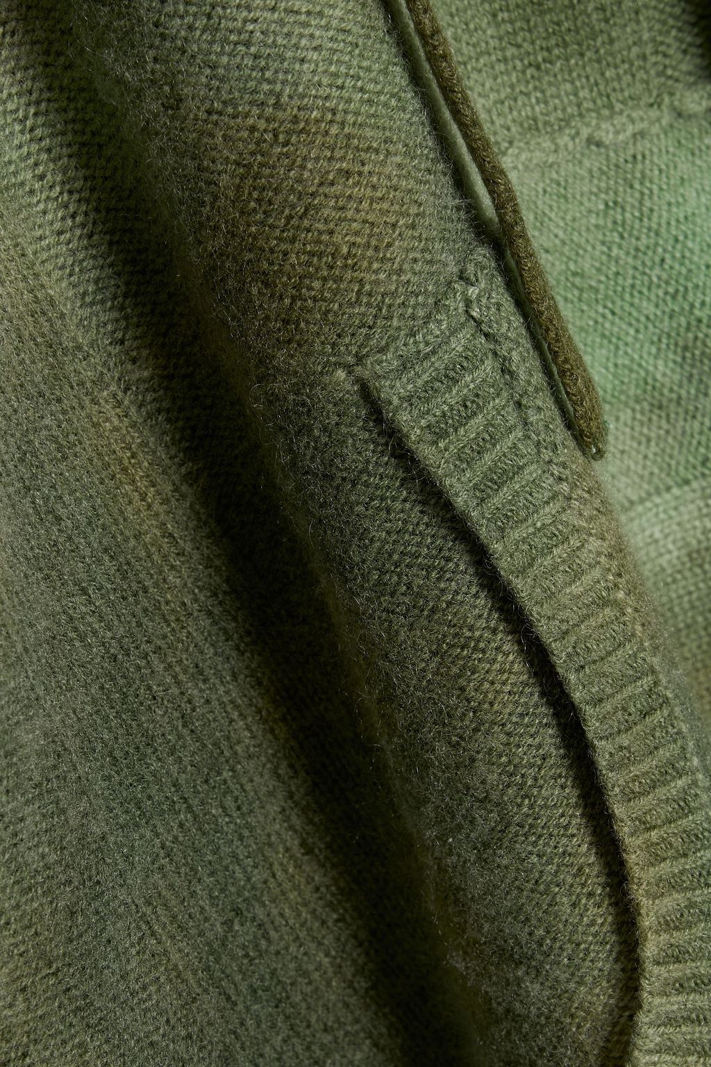 RAQUEL ALLEGRA Bonfire tie-dyed merino wool and cashmere-blend hoodie