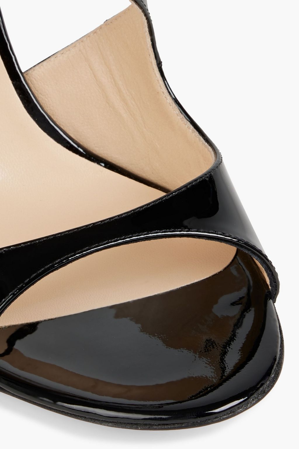 JIMMY CHOO Lang 100 patent-leather sandals