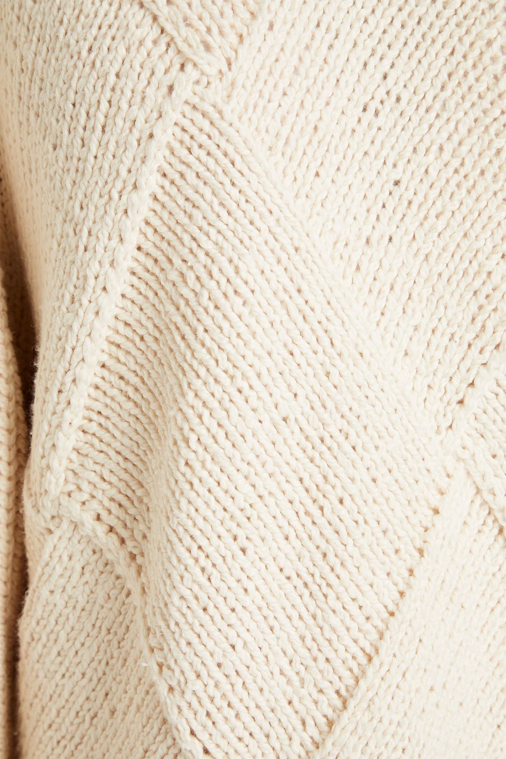 JOSEPH Argyle cotton sweater