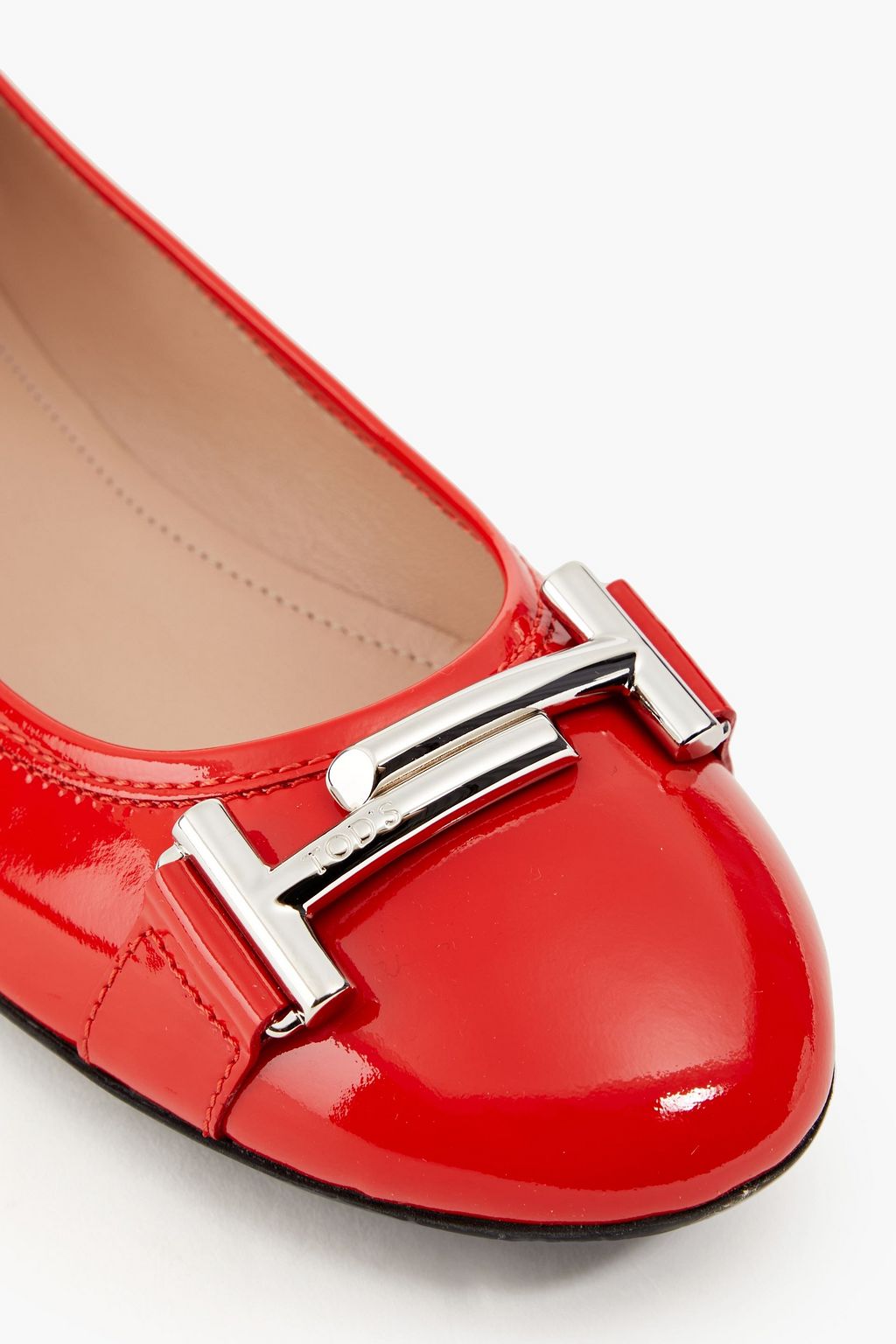 TOD'S Patent-leather ballet flats