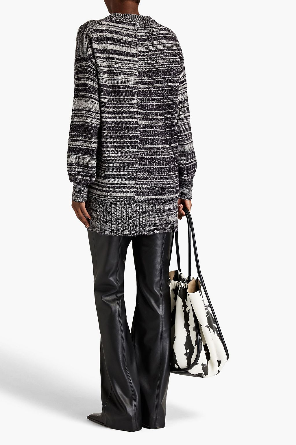 JOSEPH Marled cotton-blend sweater