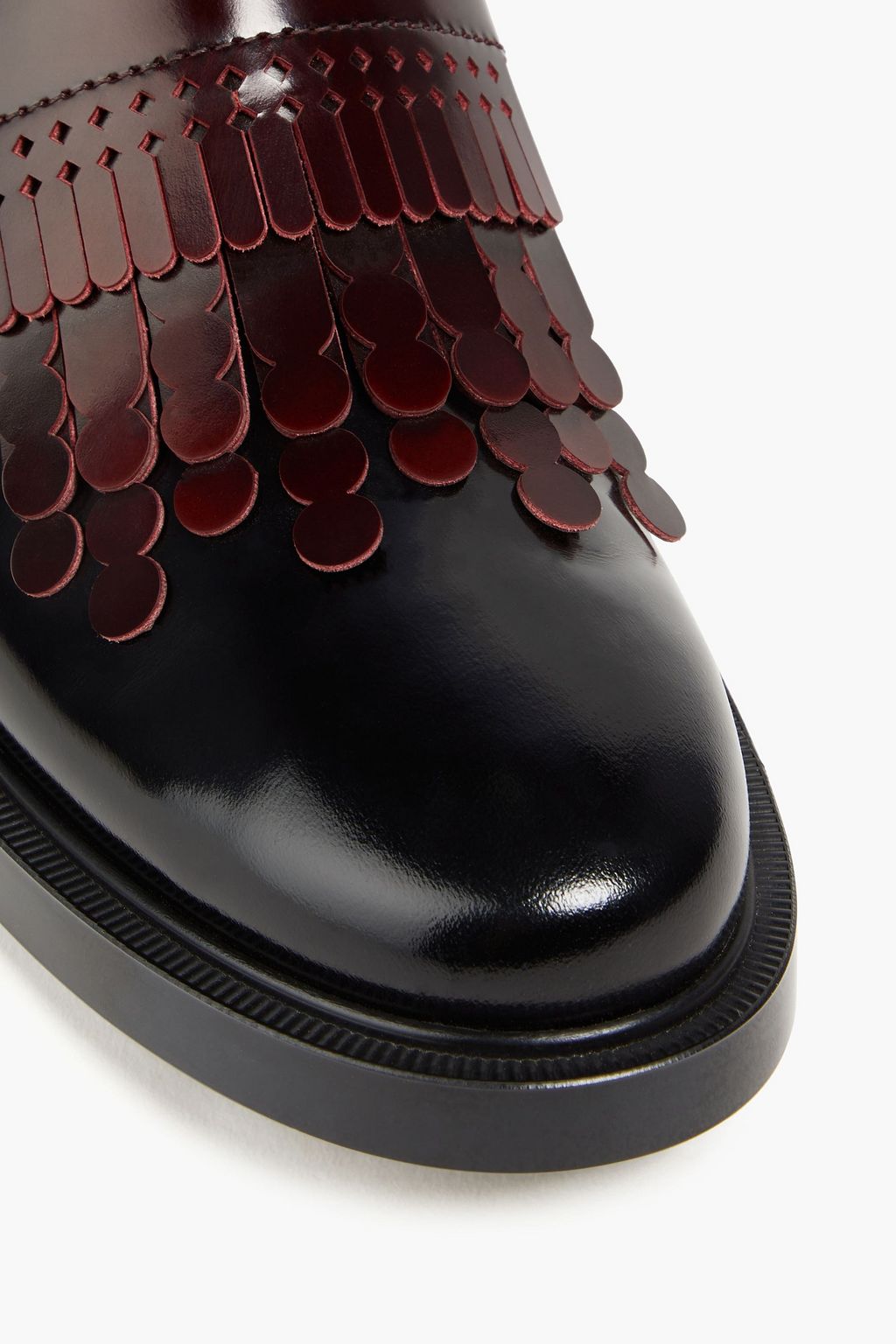 TOD'S Glossed-leather loafers