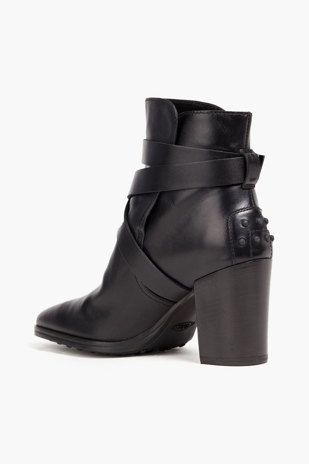 TOD'S Buckled leather ankle boots