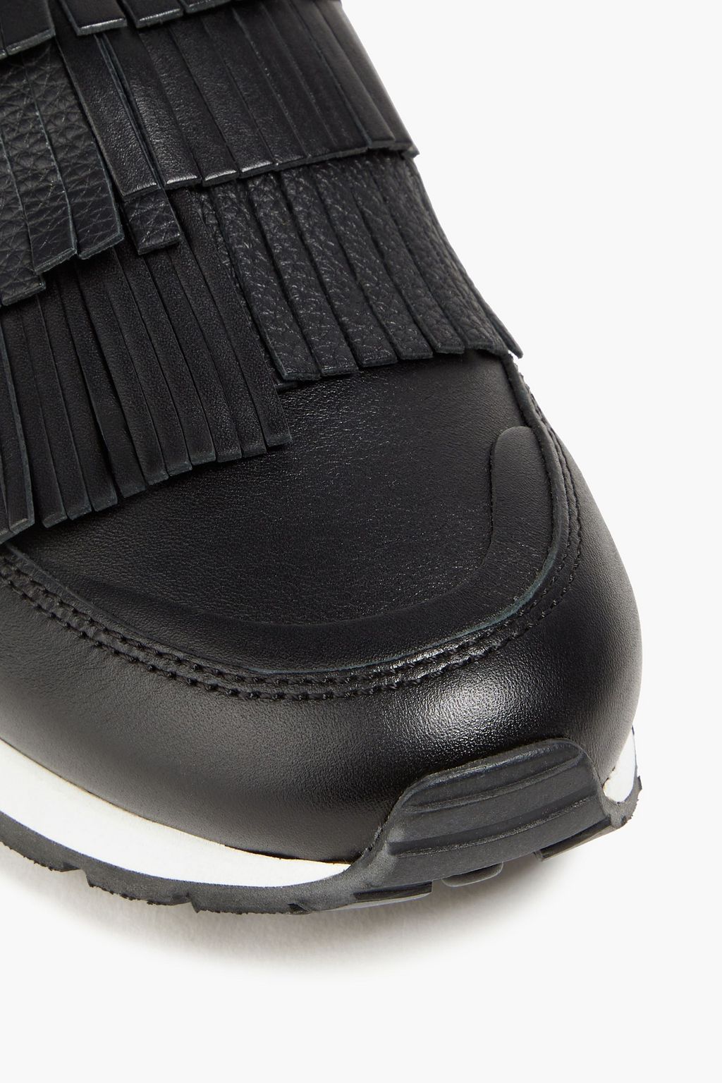 TOD'S Fringed leather sneakers