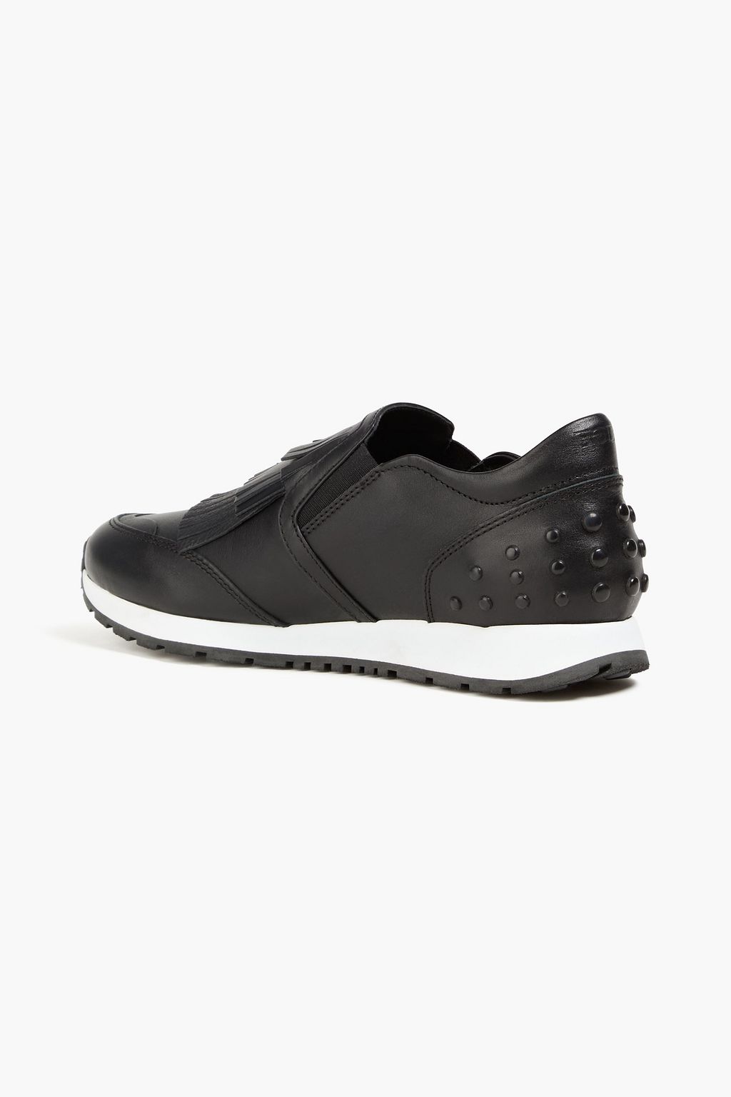 TOD'S Fringed leather sneakers