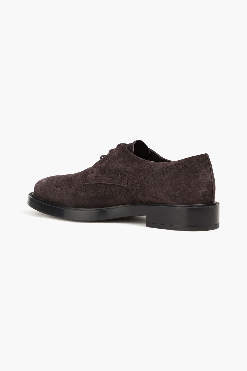 TOD'S Perforated suede brogues