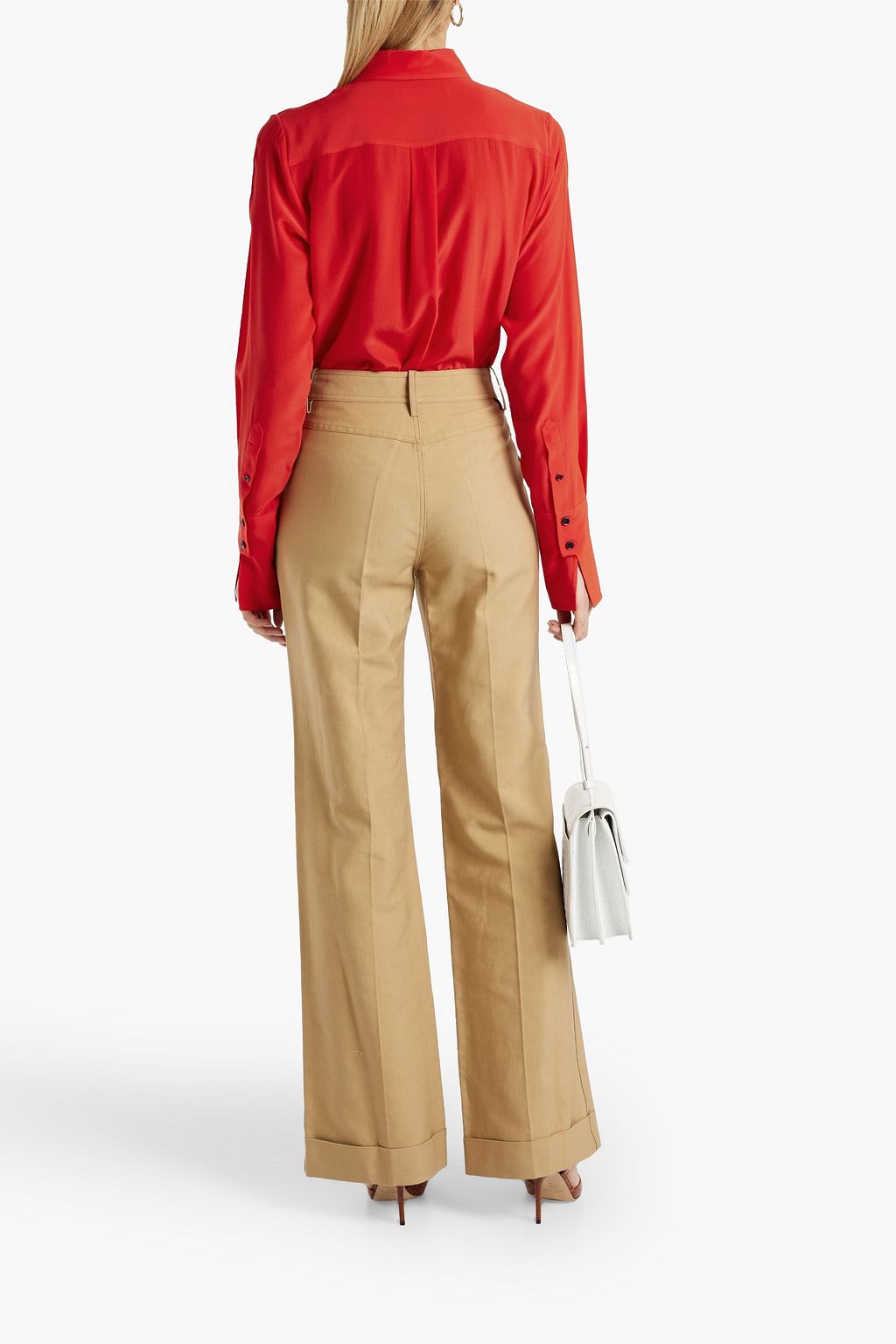 VICTORIA BECKHAM Silk crepe de chine shirt