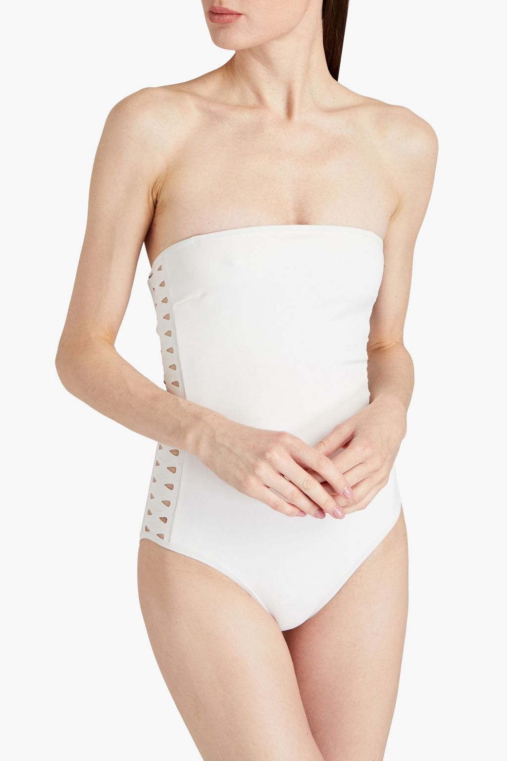 ZIMMERMANN Lasergeschnittener Bandeau-Badeanzug