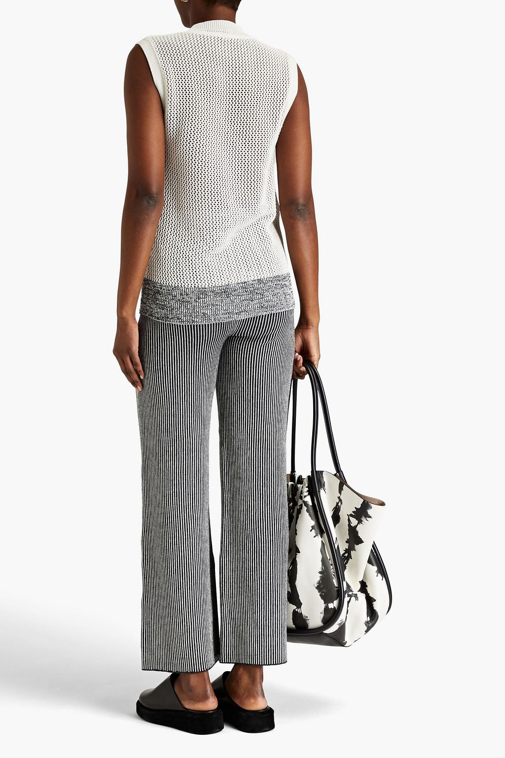JOSEPH Patchwork-effect cotton vest
