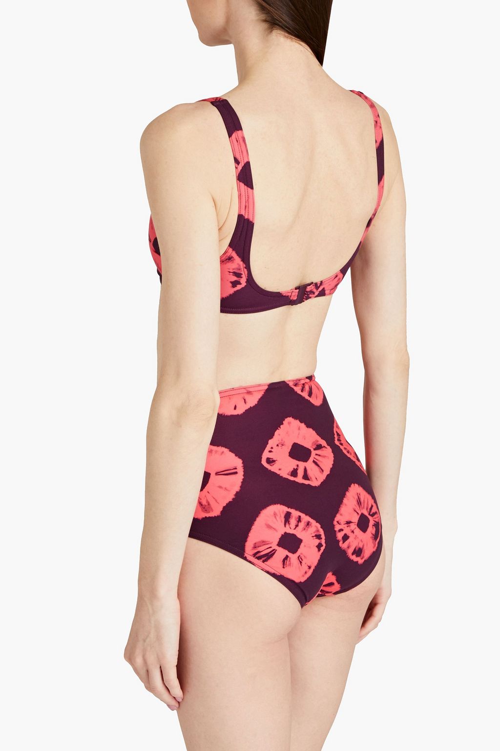 ZIMMERMANN Separates Sculpt tie-dyed high-rise bikini briefs