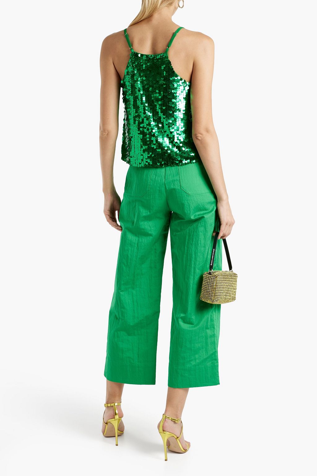 WALTER BAKER Haley sequined mesh camisole THE