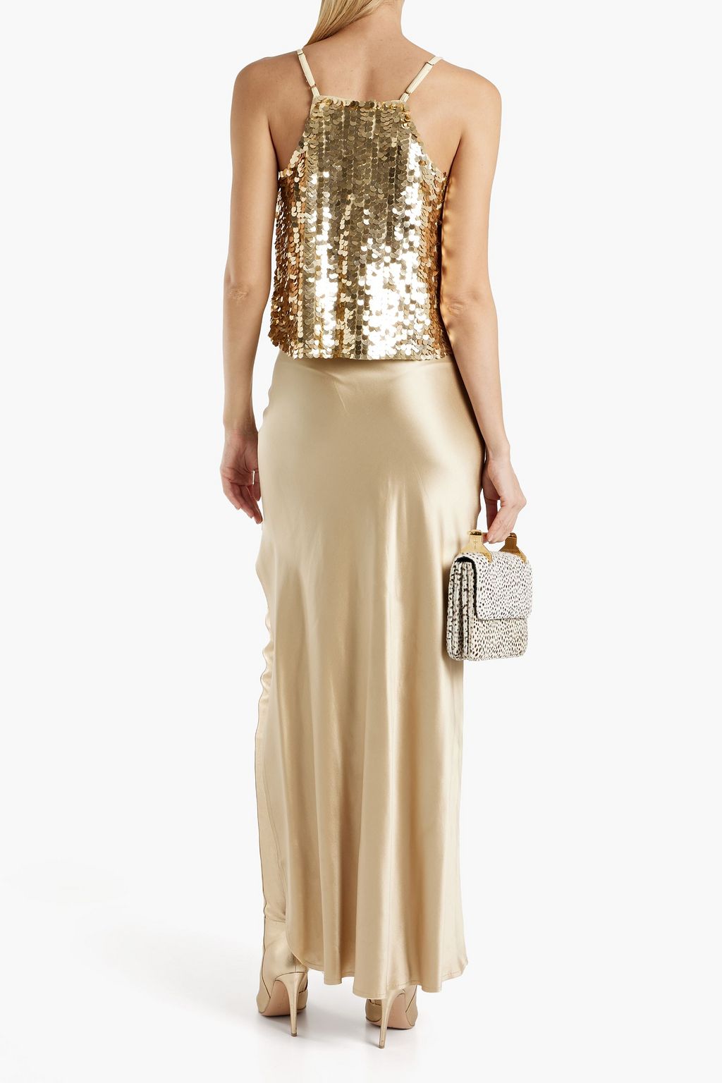 WALTER BAKER Haley sequined mesh camisole THE