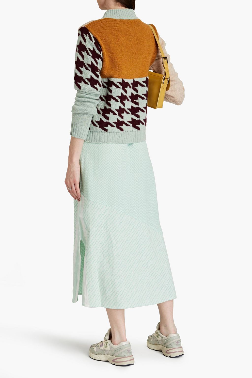 SUMMERY COPENHAGEN Kerry patchwork-effect wool-blend sweater